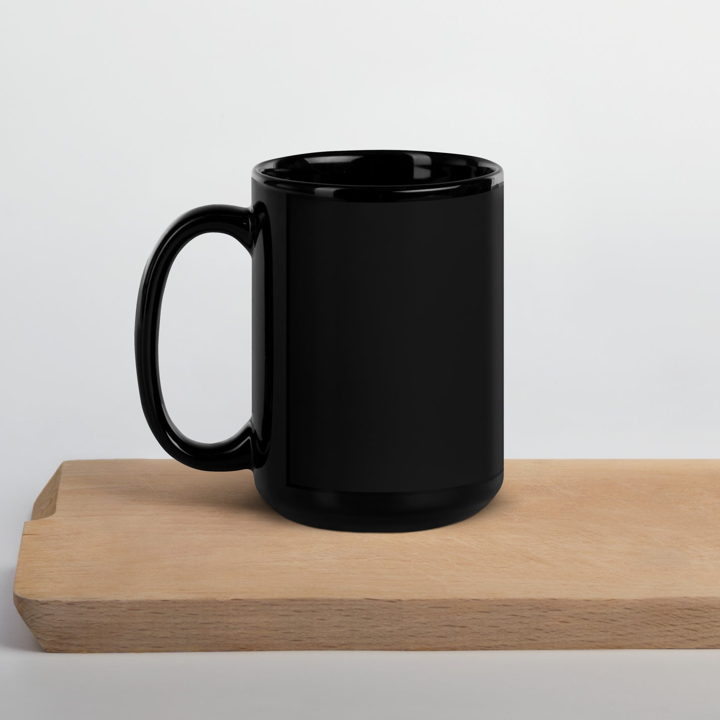 Mountain Chickadee Black Glossy Mug