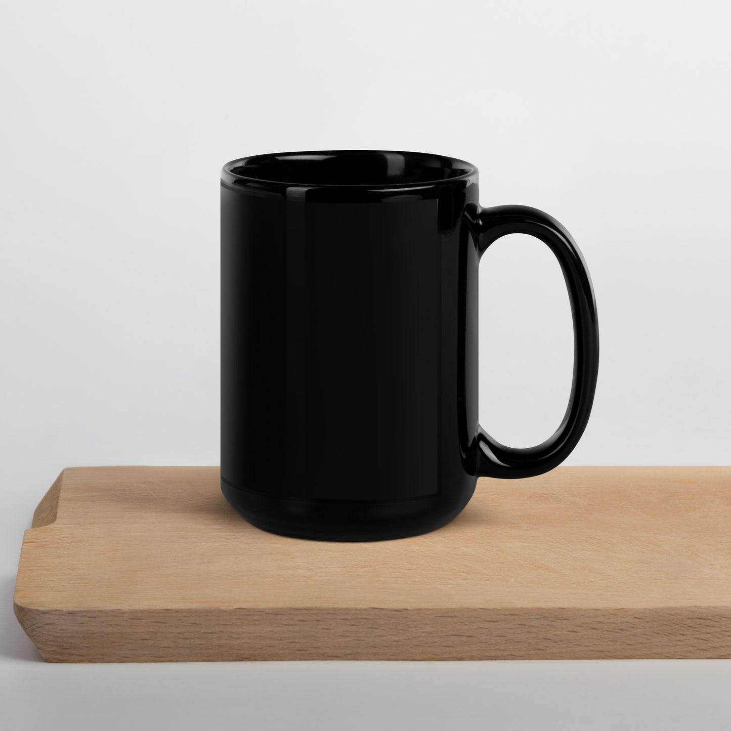 Mountain Chickadee Black Glossy Mug