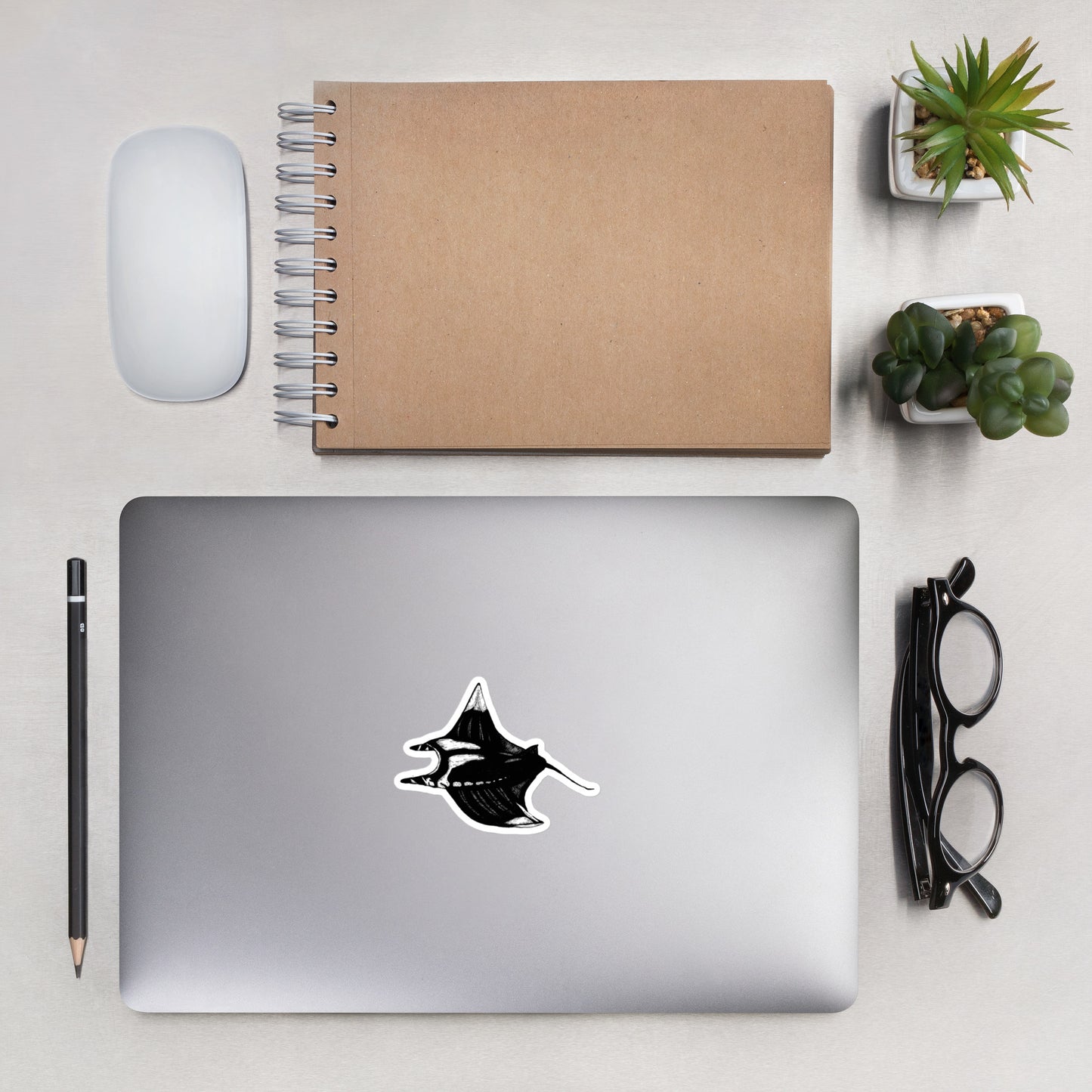 Manta Ray Stickers