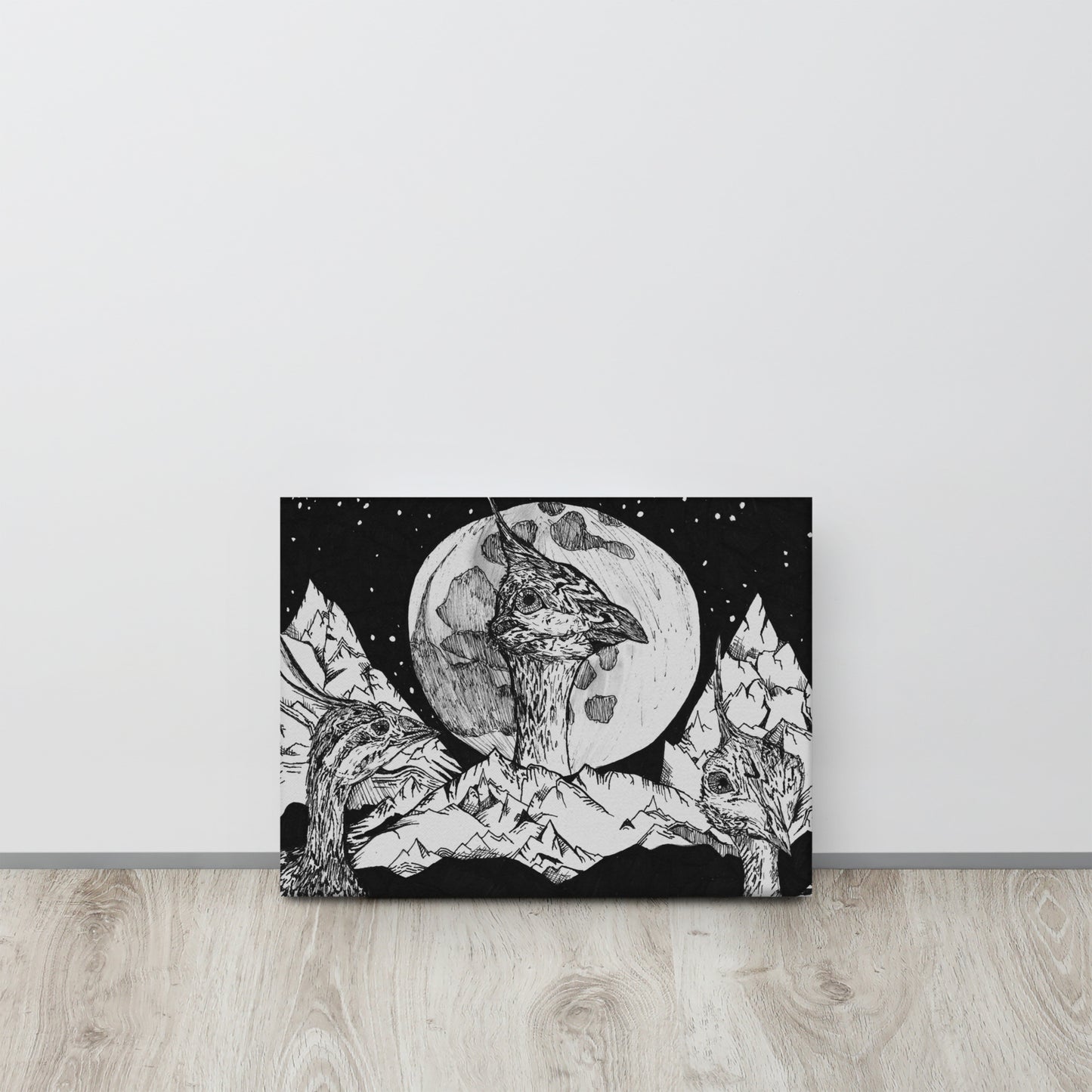Tinamou Moon Canvas