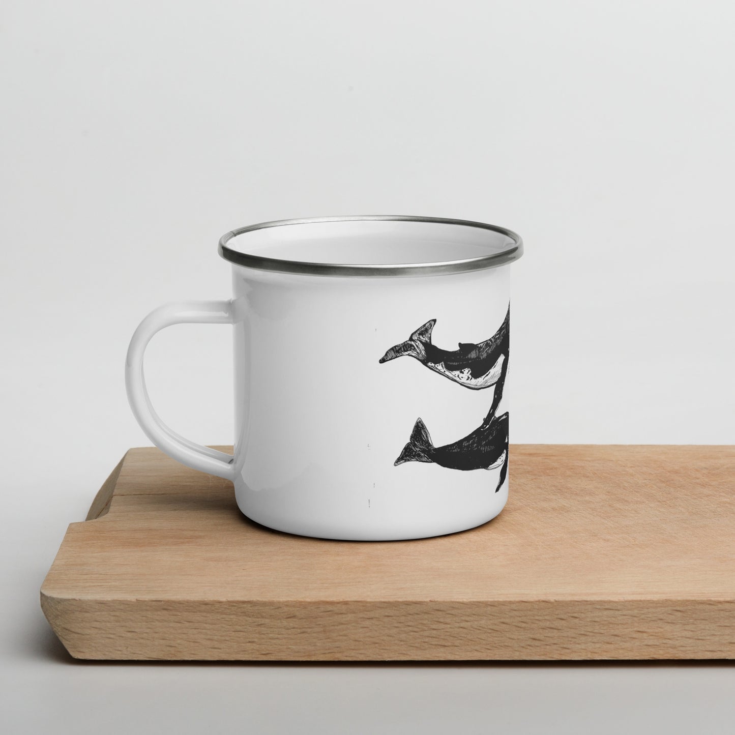 Humpback Migration Enamel Mug