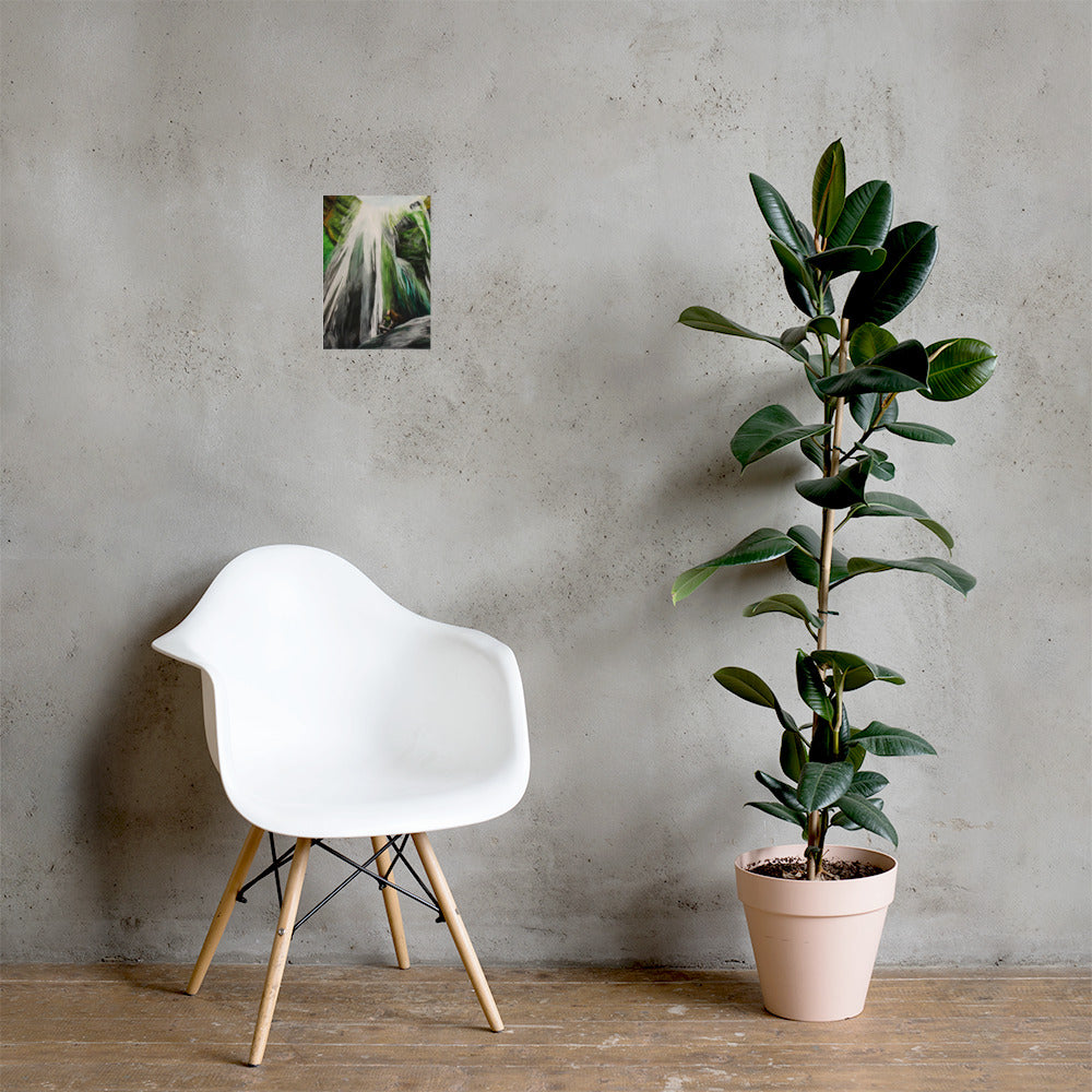 Hidden Waterfall Matte Poster