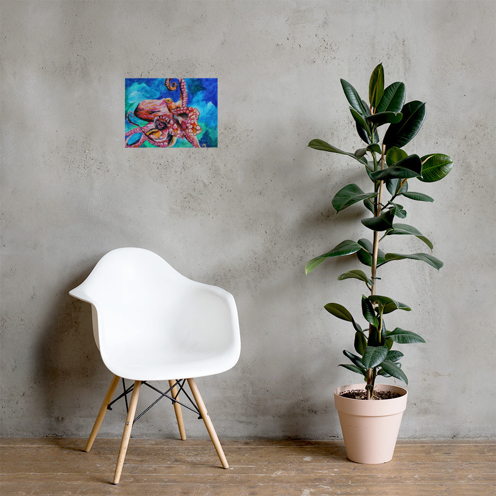 Octopus Matte Poster