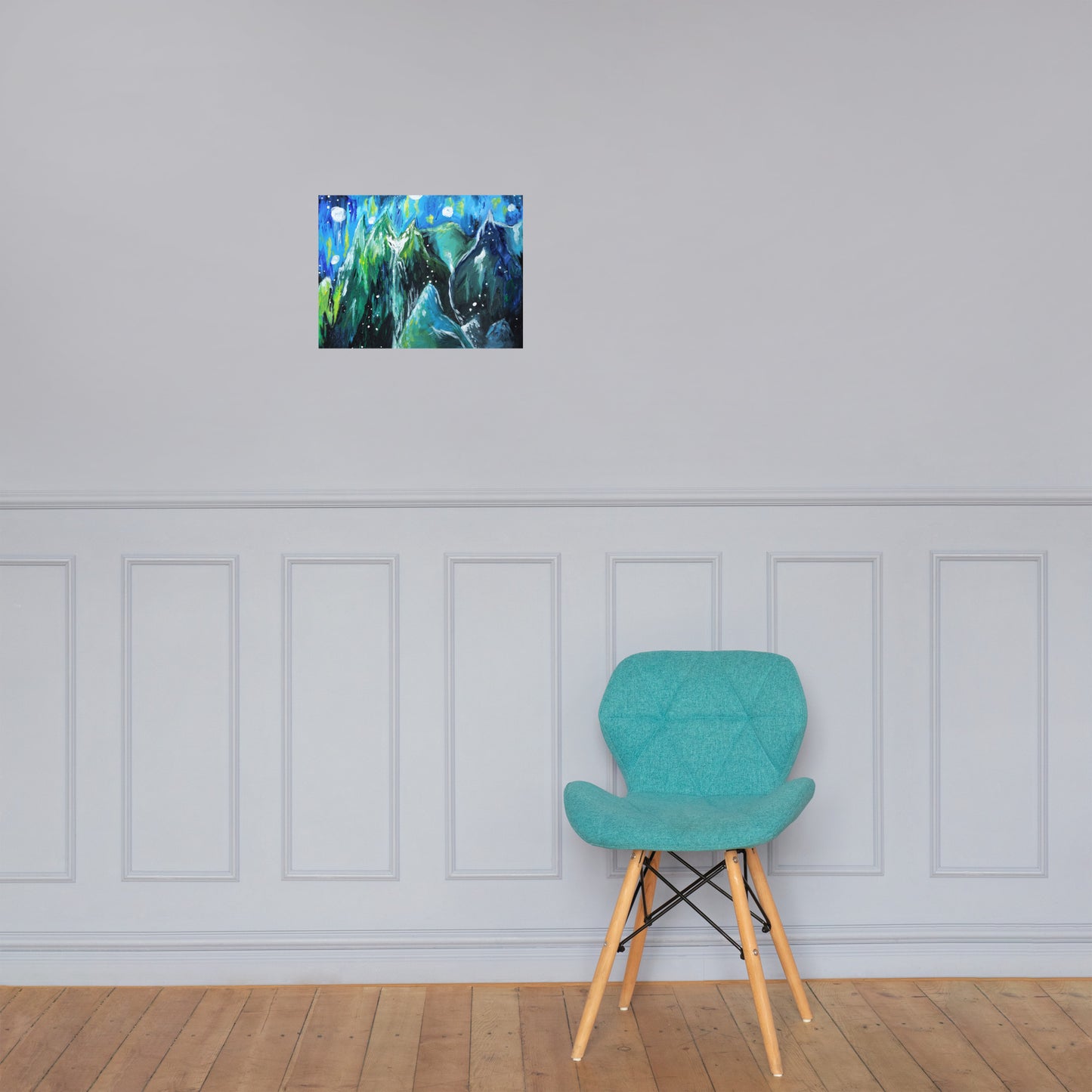 Blue Mountains Matte Poster