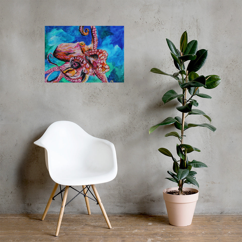 Octopus Matte Poster
