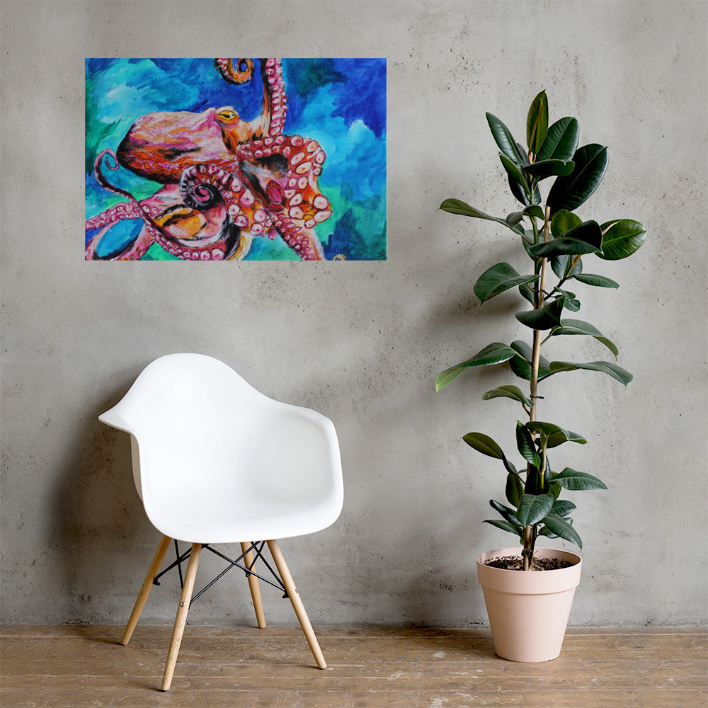 Octopus Matte Poster