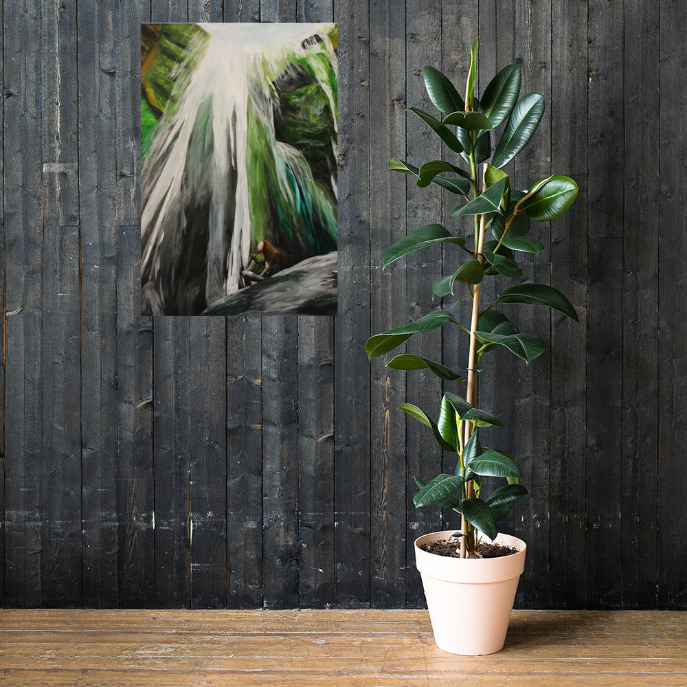 Hidden Waterfall Matte Poster
