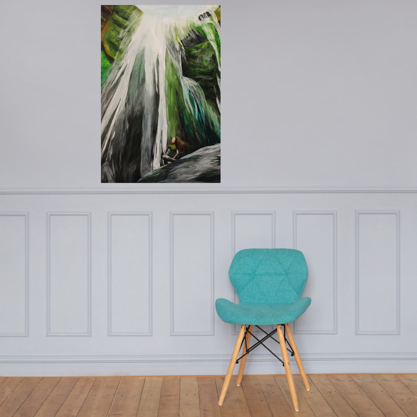 Hidden Waterfall Matte Poster