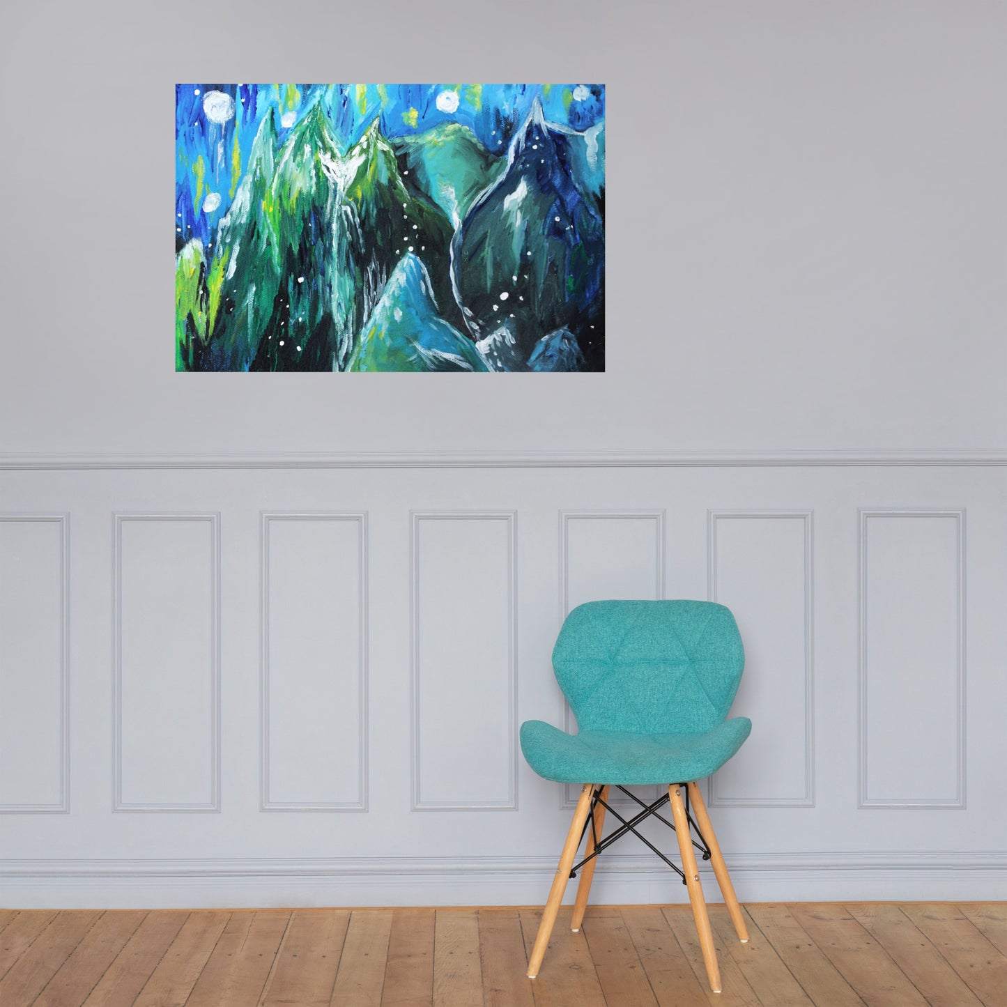 Blue Mountains Matte Poster