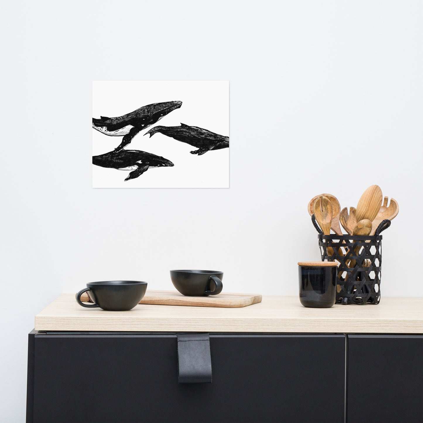 Humpback Migration Matte Poster