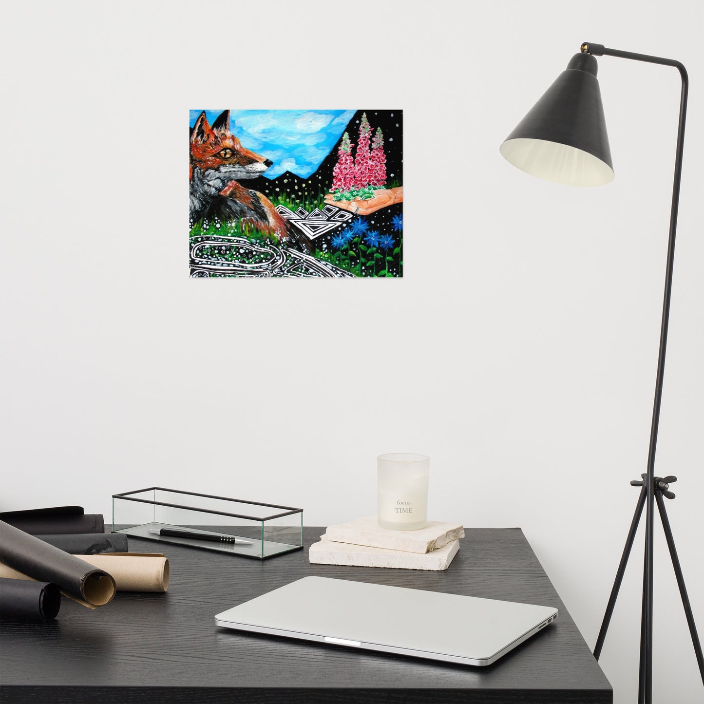 Foxglove Matte Poster