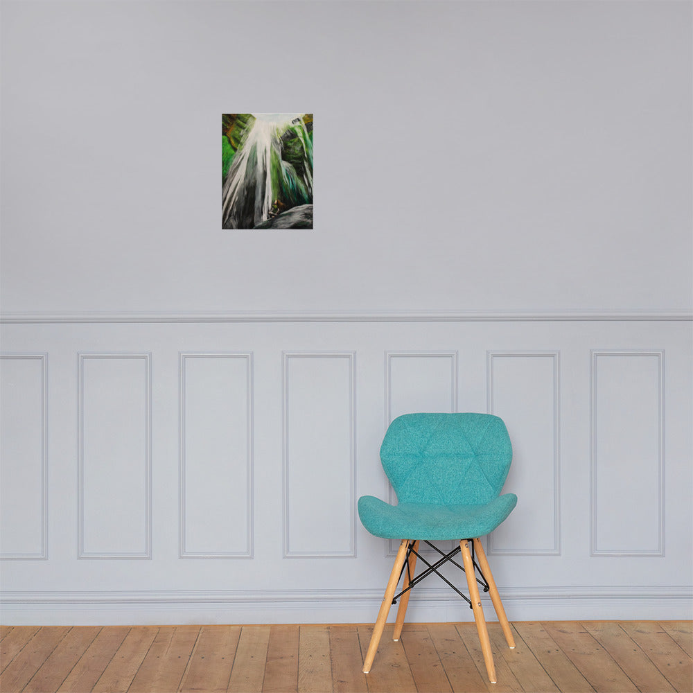 Hidden Waterfall Matte Poster