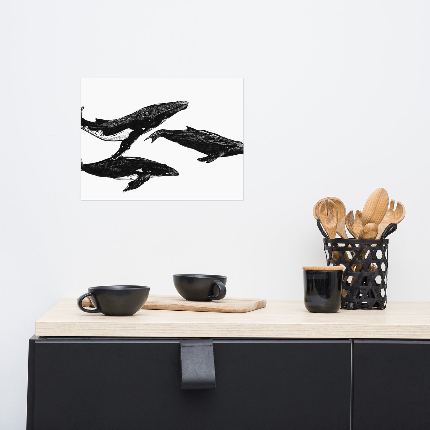 Humpback Migration Matte Poster