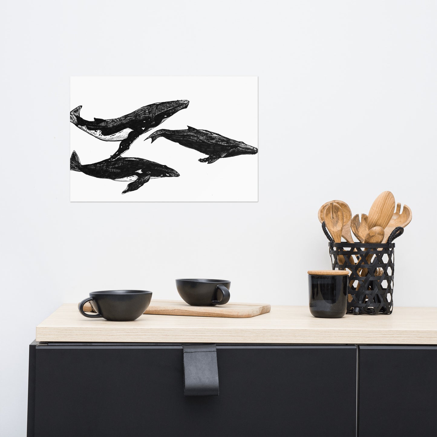 Humpback Migration Matte Poster