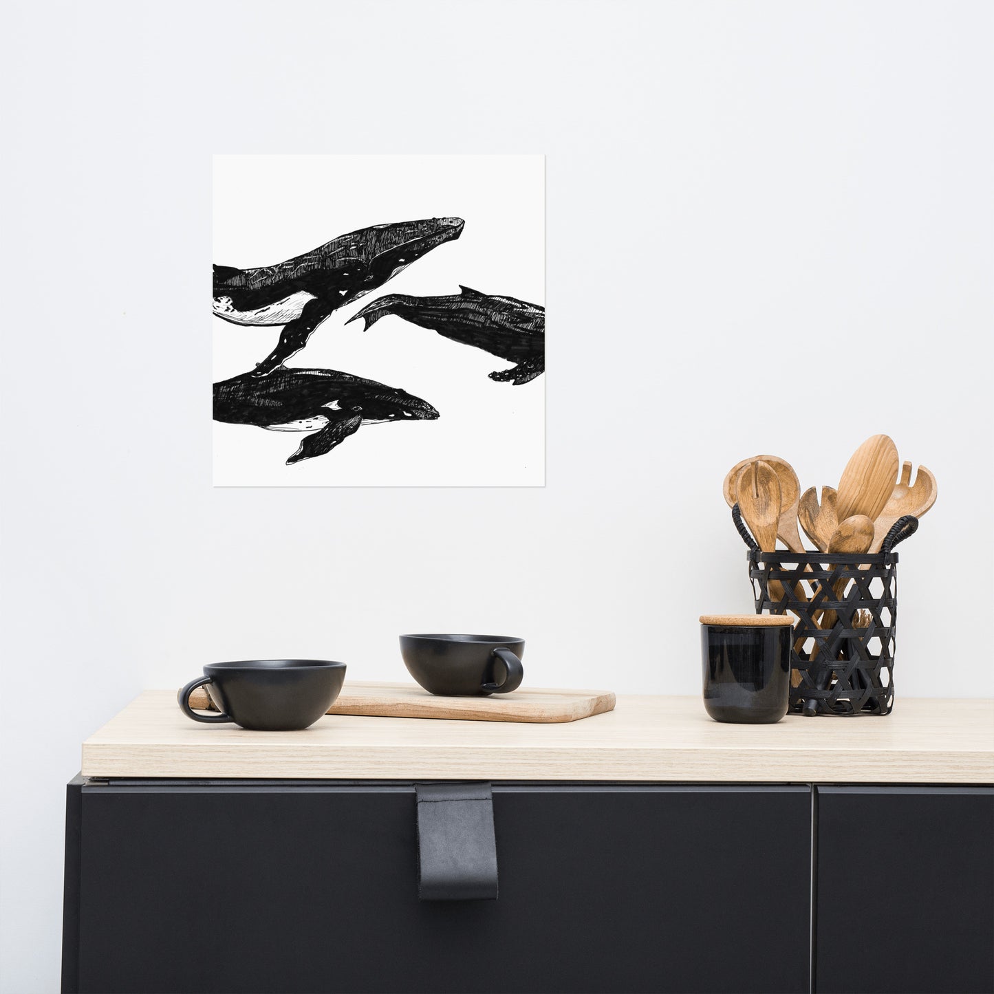 Humpback Migration Matte Poster