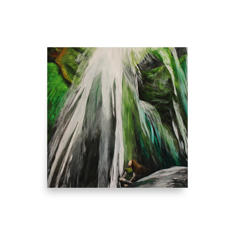 Hidden Waterfall Matte Poster