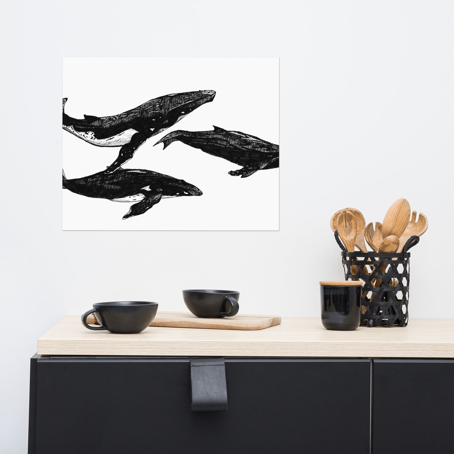 Humpback Migration Matte Poster