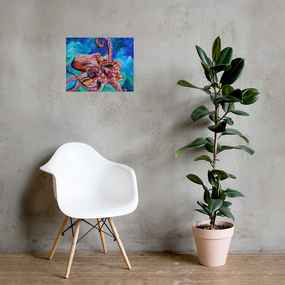 Octopus Matte Poster