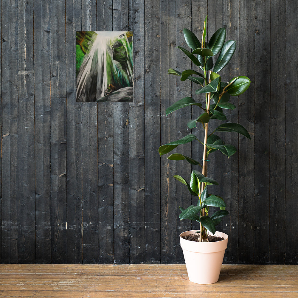 Hidden Waterfall Matte Poster