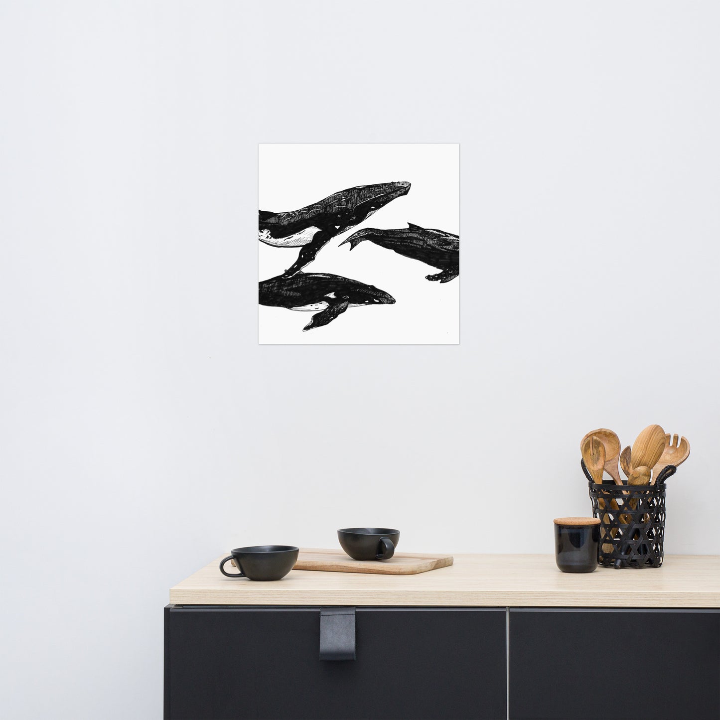 Humpback Migration Matte Poster