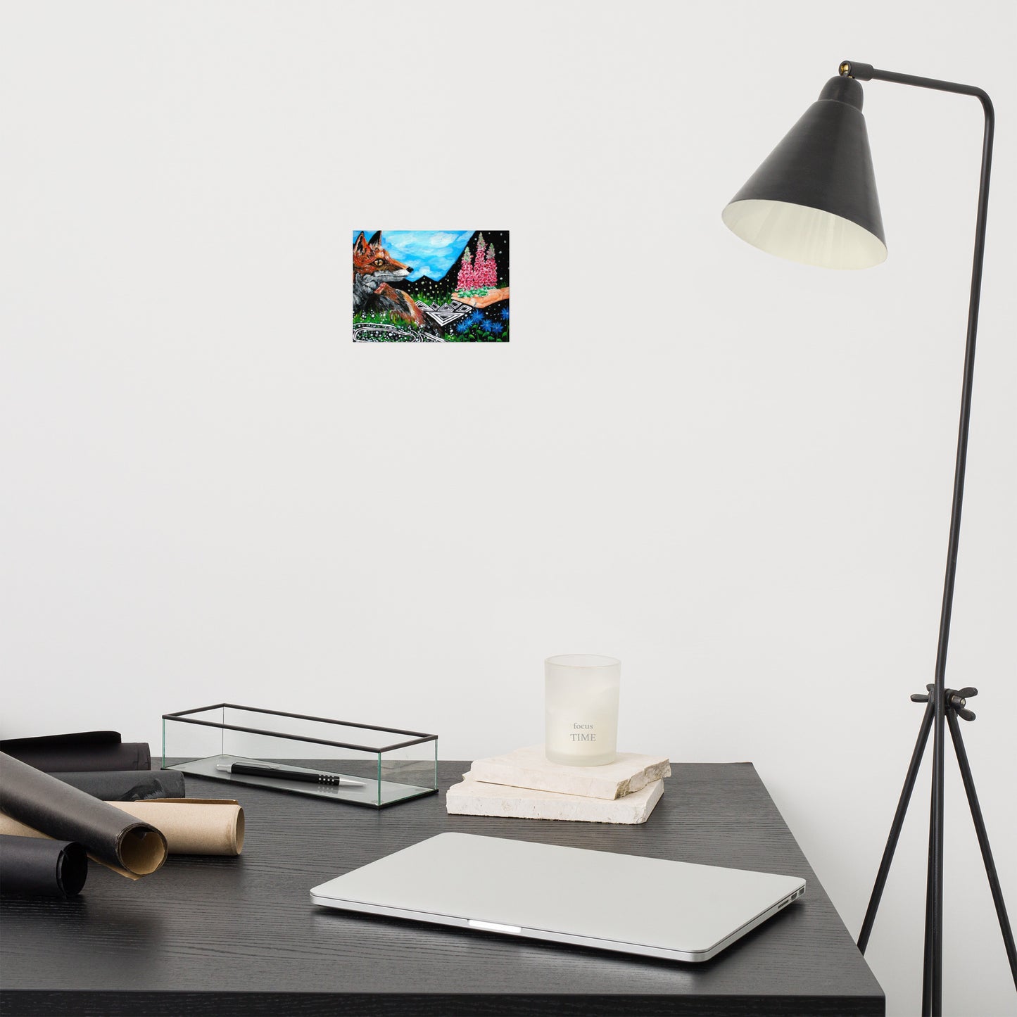 Foxglove Matte Poster
