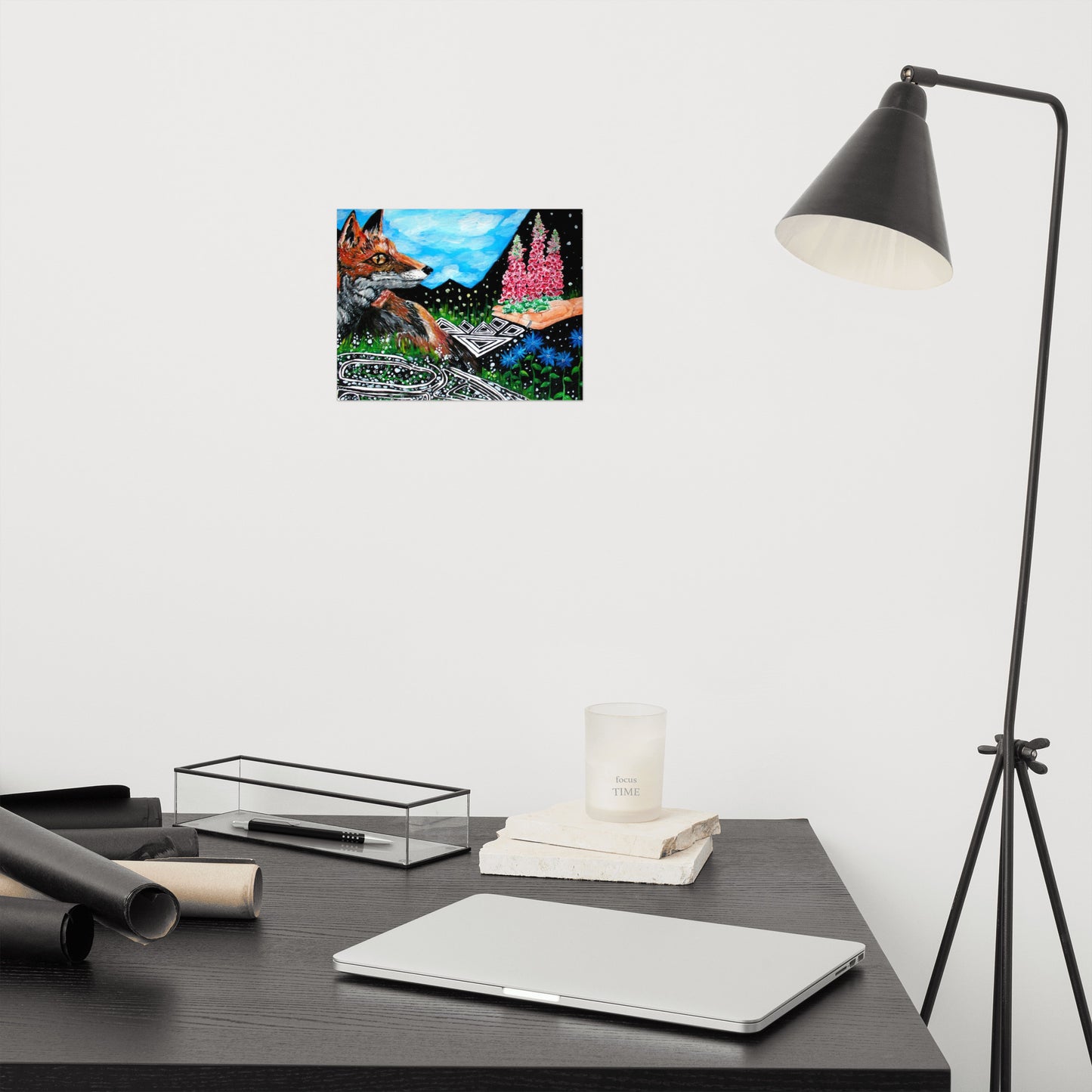 Foxglove Matte Poster