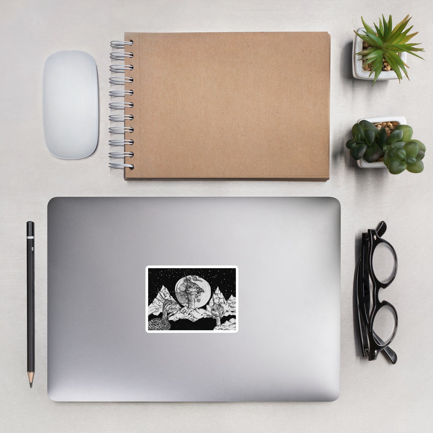 Tinamou Mountain Sticker