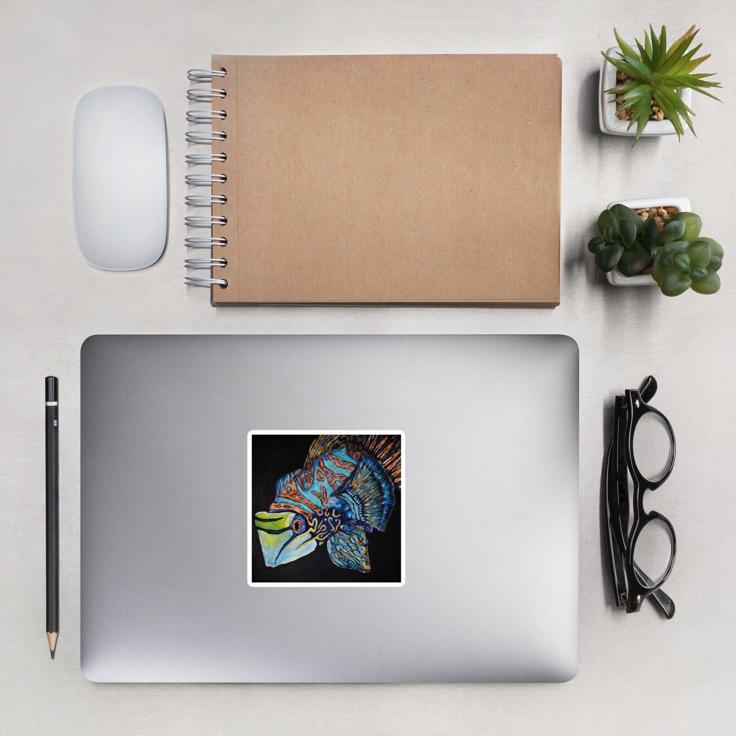 Mandarin Fish Sticker