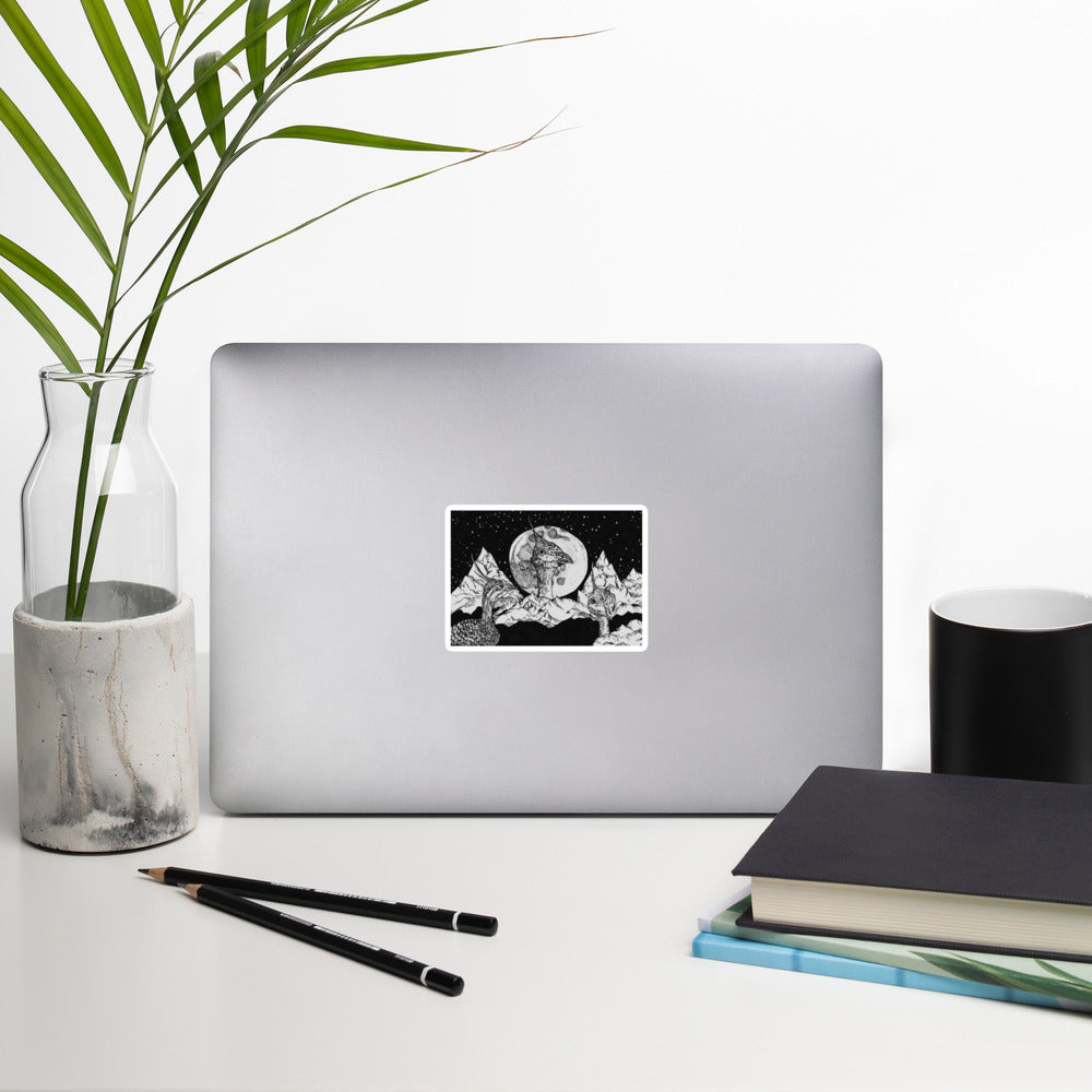 Tinamou Mountain Sticker