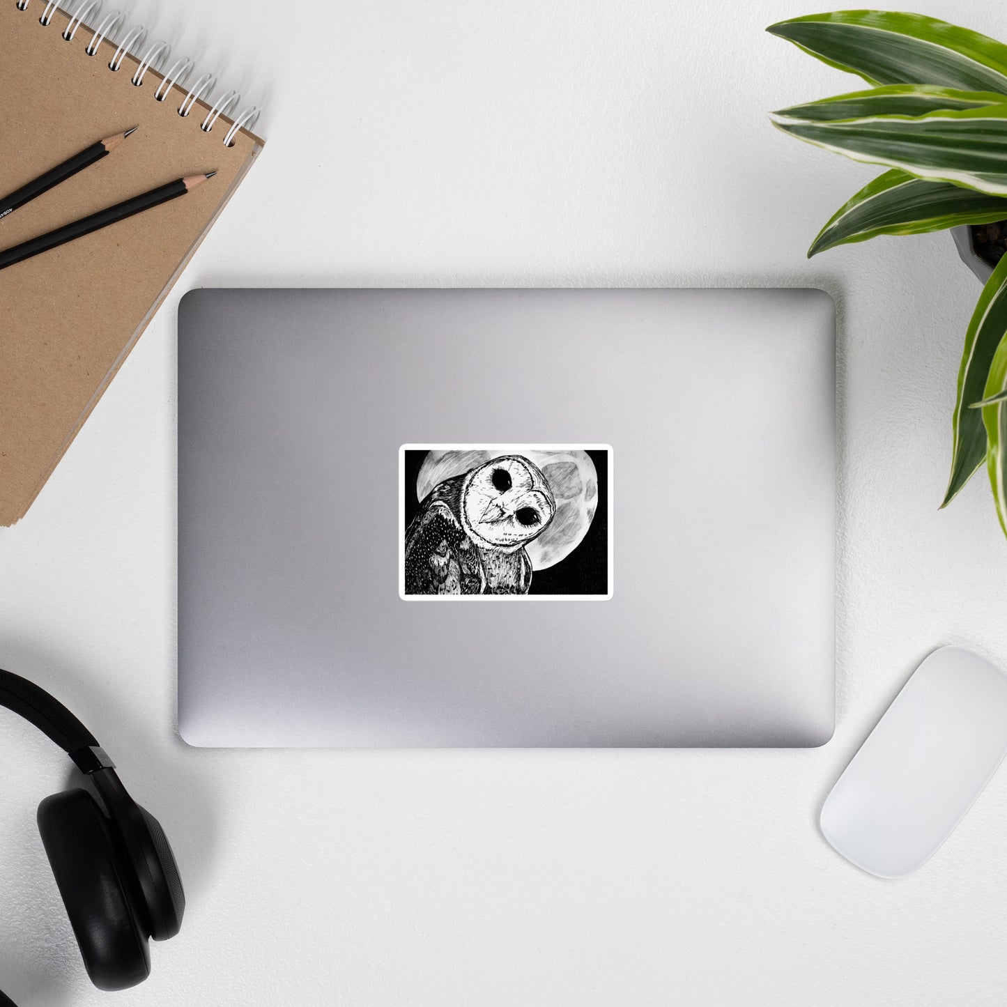 Moon Owl Sticker