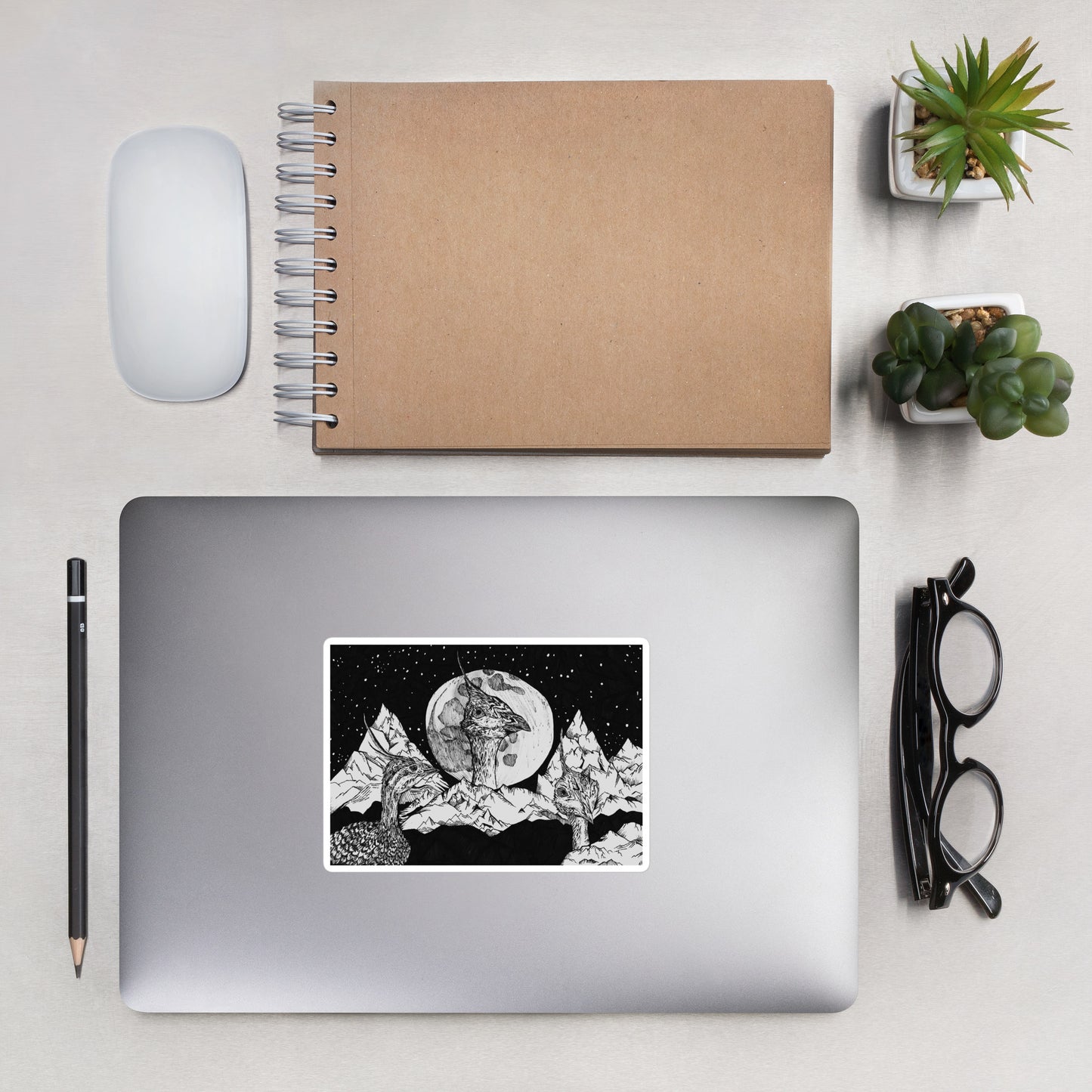 Tinamou Mountain Sticker