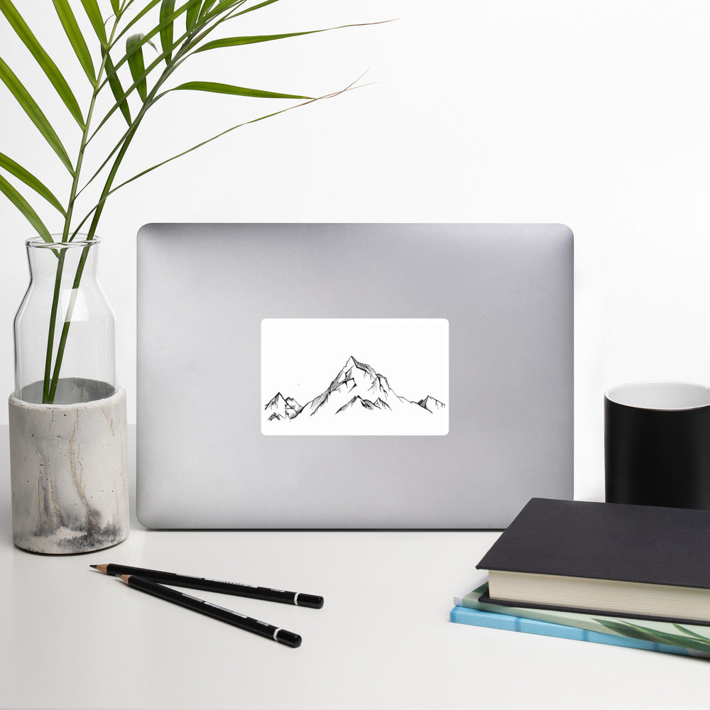 Simple Mountain Sticker
