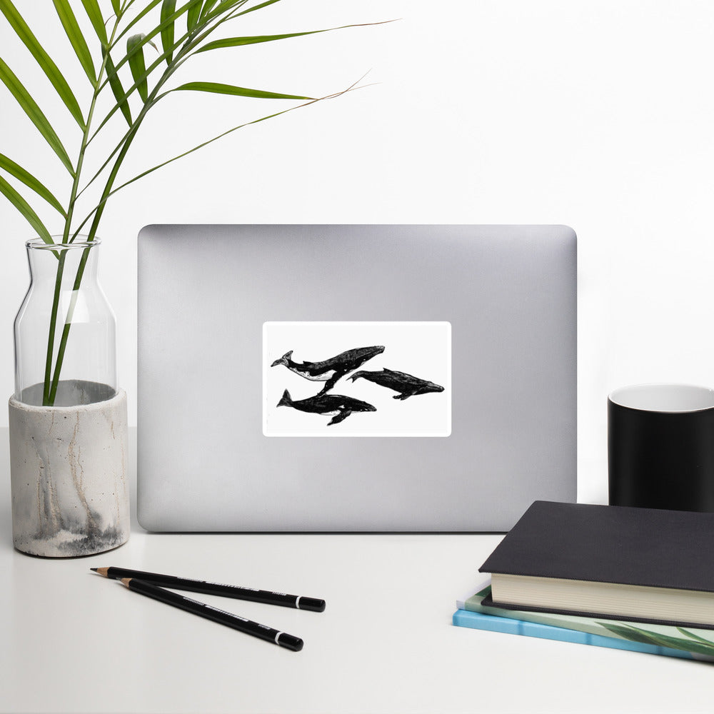 Humpback Migration Sticker
