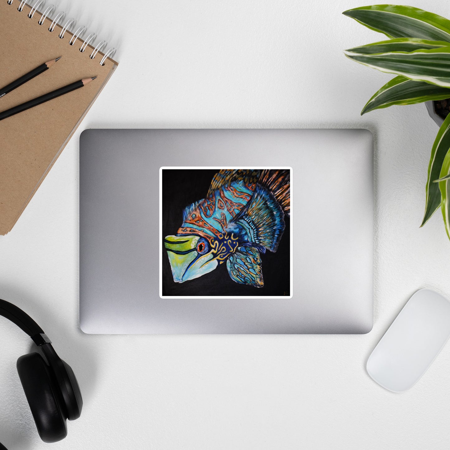Mandarin Fish Sticker