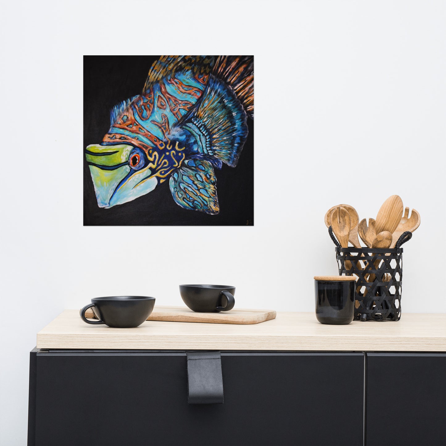 Mandarin Fish Photo paper poster