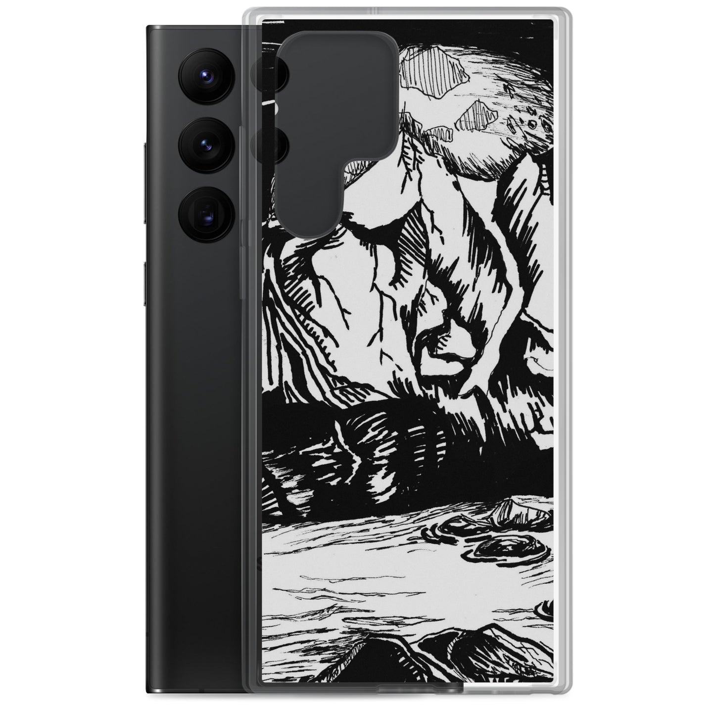 Moonlight Mountains Samsung Case
