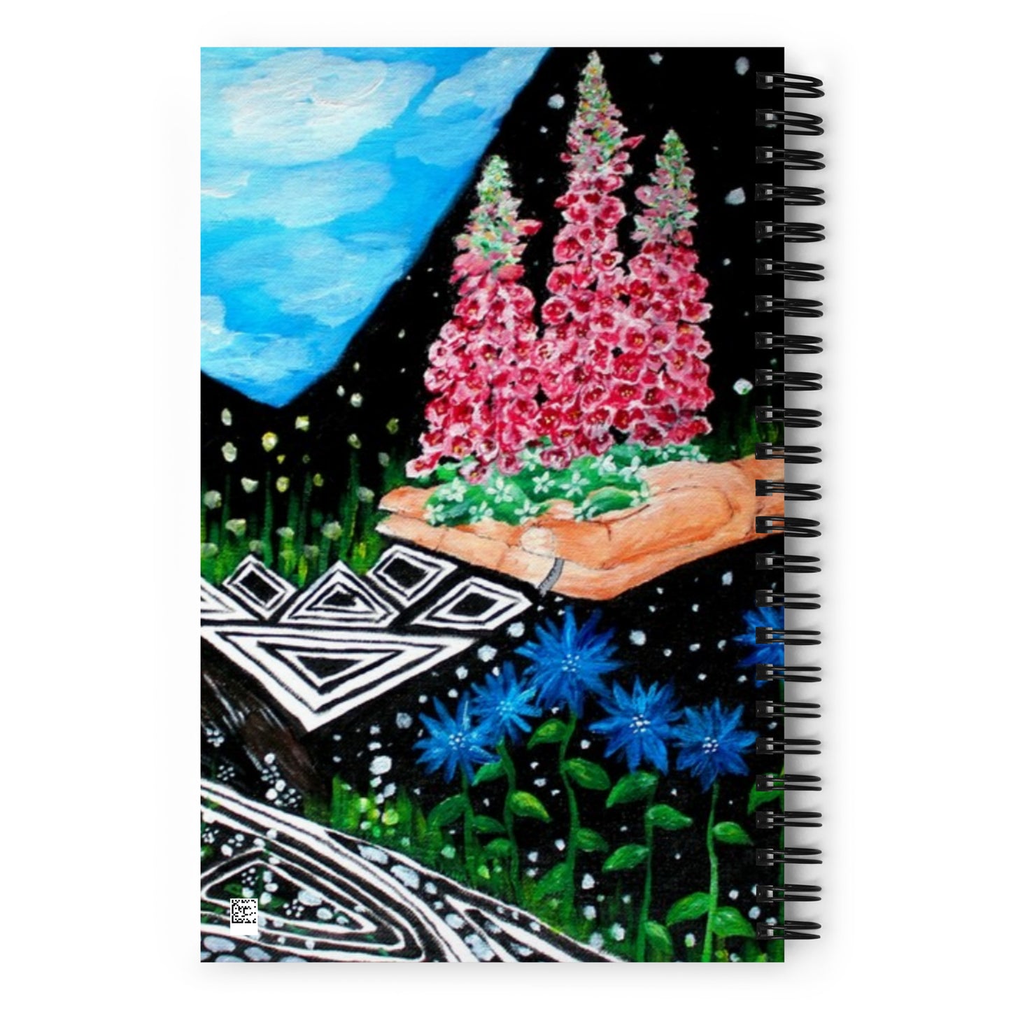 Foxglove Spiral notebook