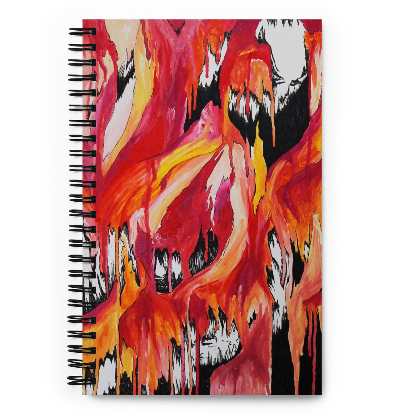 Caverns Spiral notebook