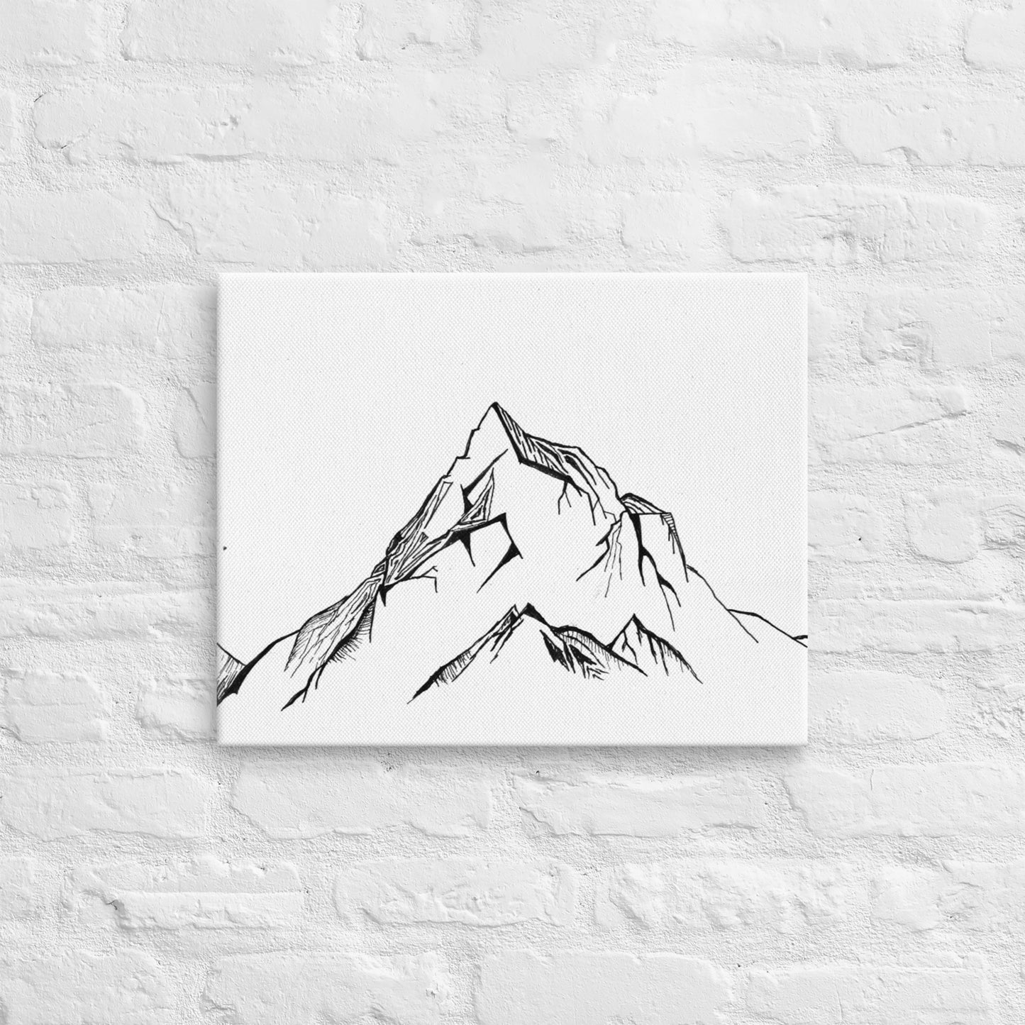 Simple Mountain Thin canvas