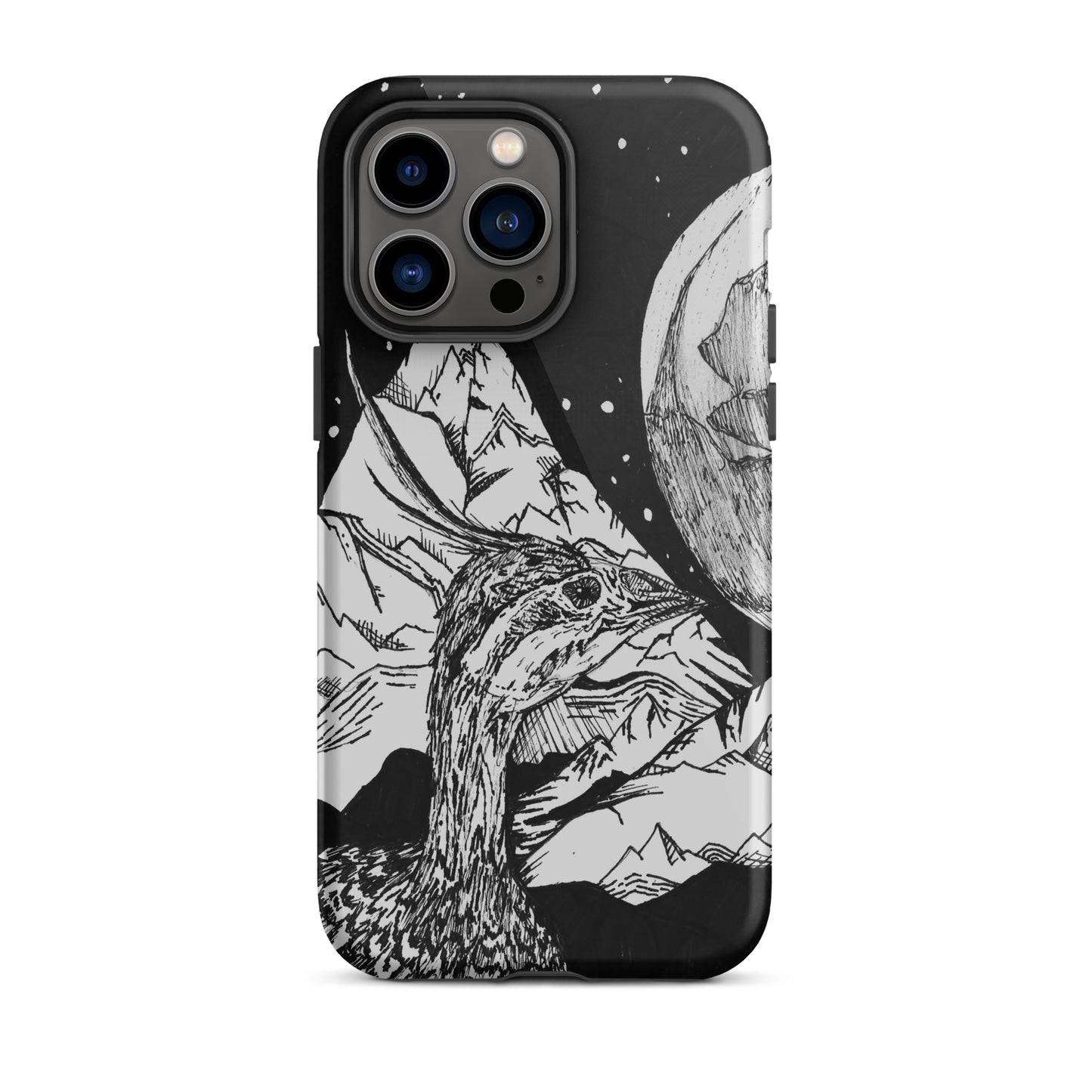 Tinamou Moon Tough iPhone case
