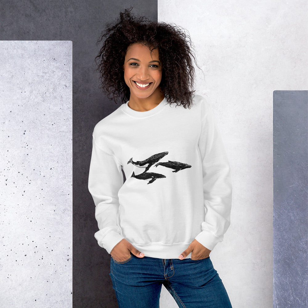 Humpback Migration Unisex Sweatshirt