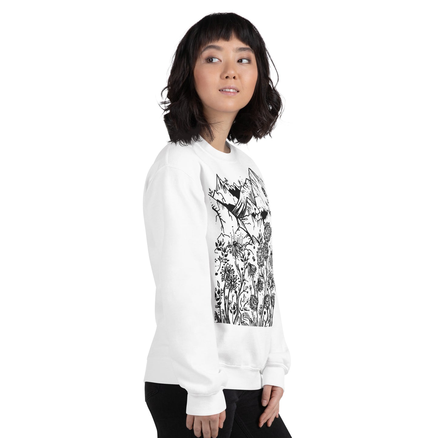 Wildflower Mountains Unisex Sweatshirt