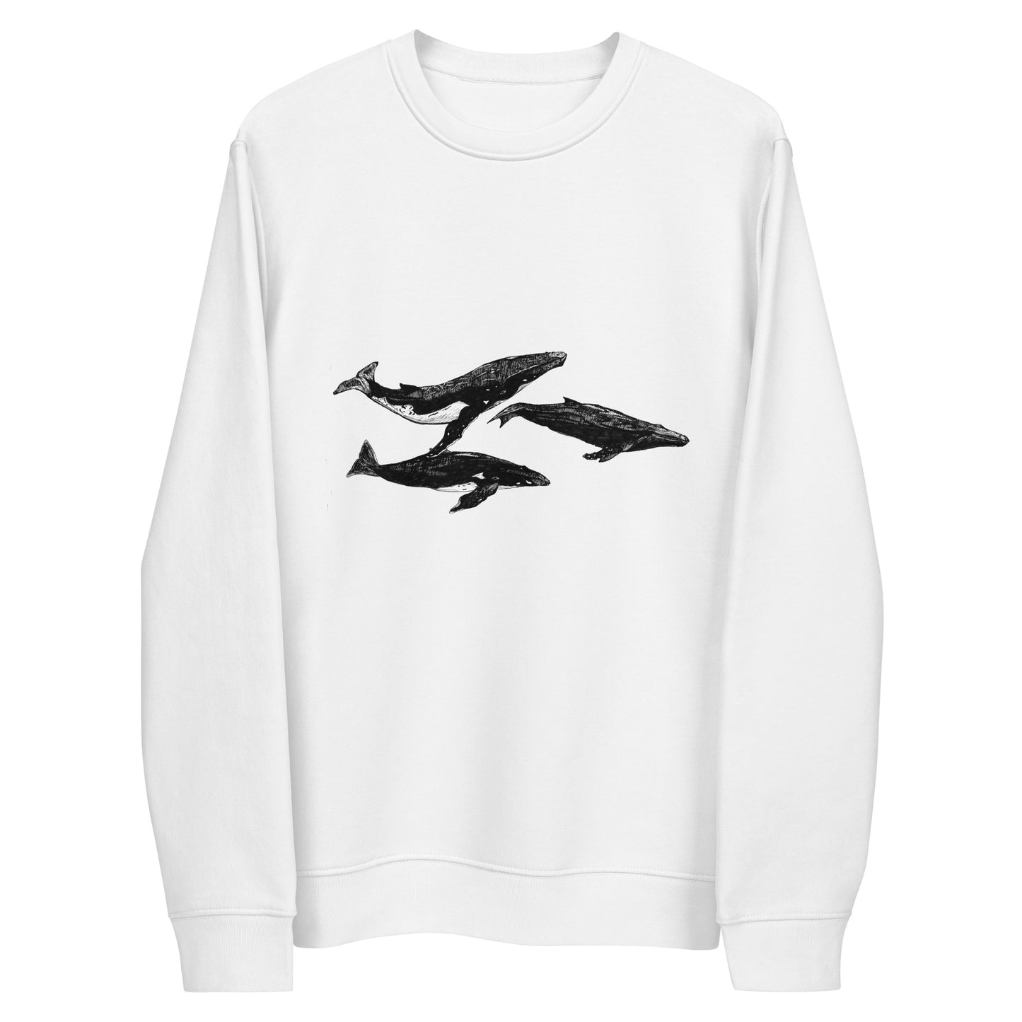 Humpback Migration Unisex eco sweatshirt