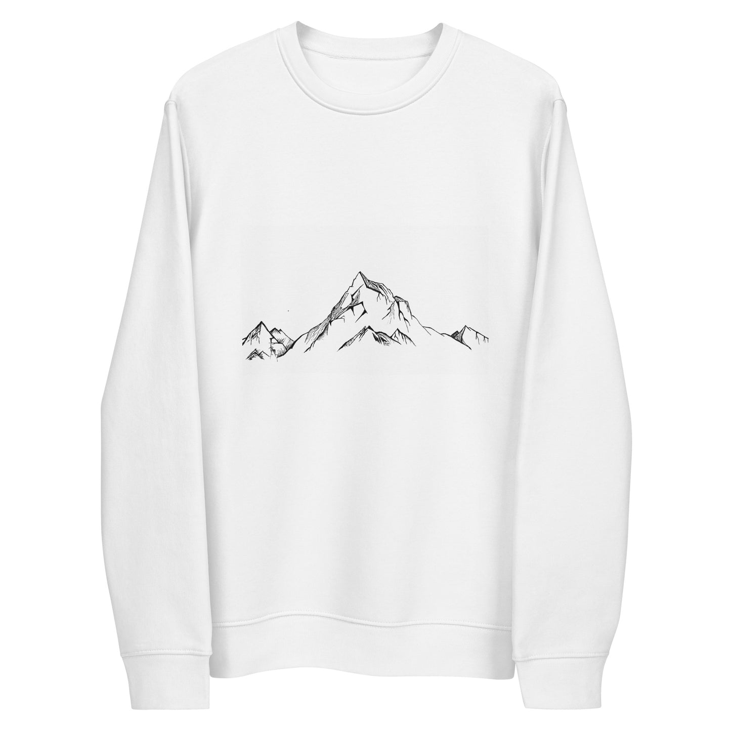 Simple Mountains Unisex eco sweatshirt