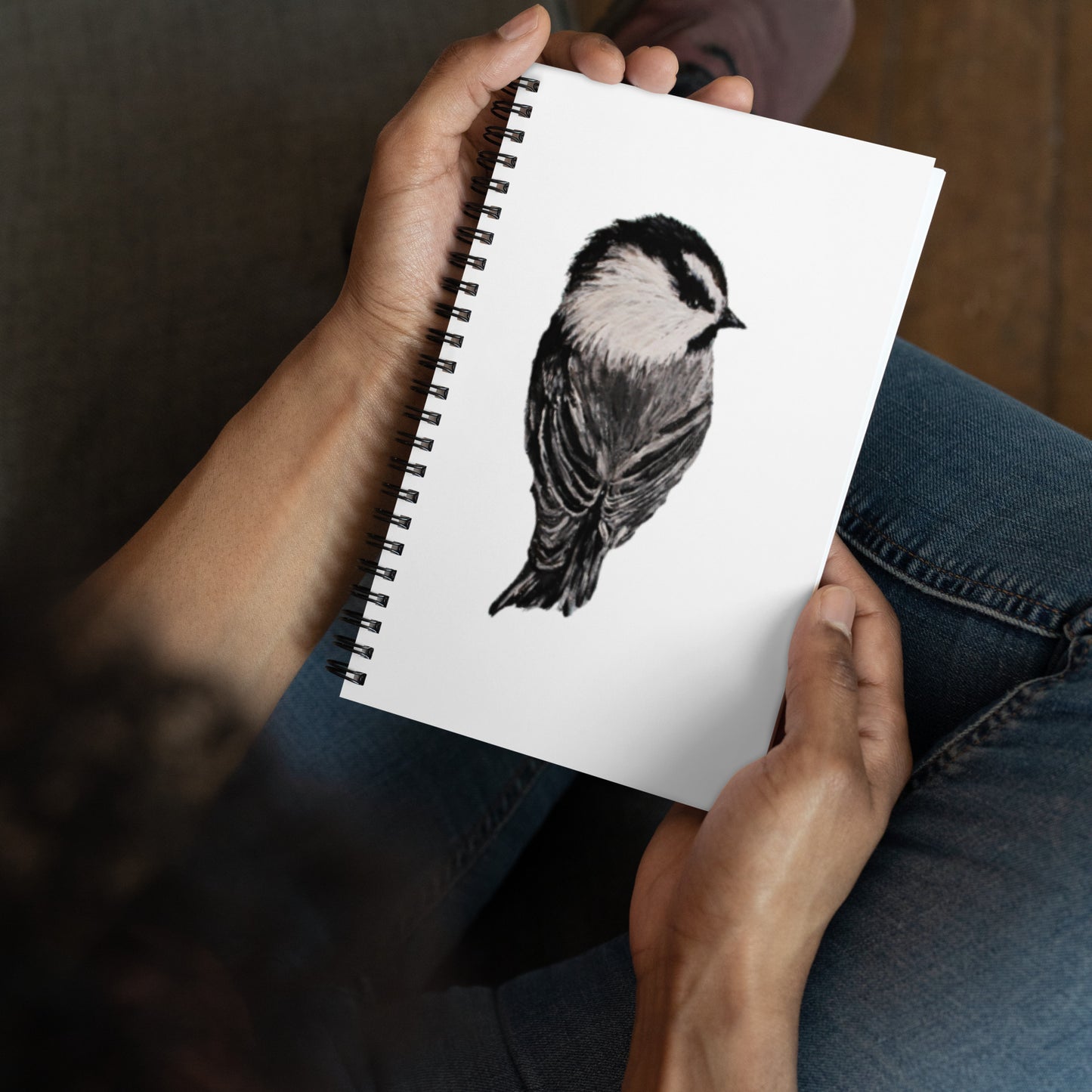Mountain Chickadee Spiral notebook