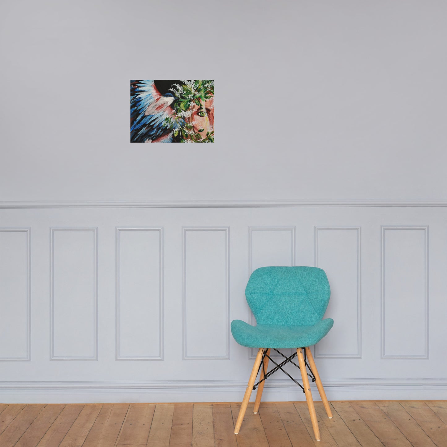 Magpie Magic Matte Poster