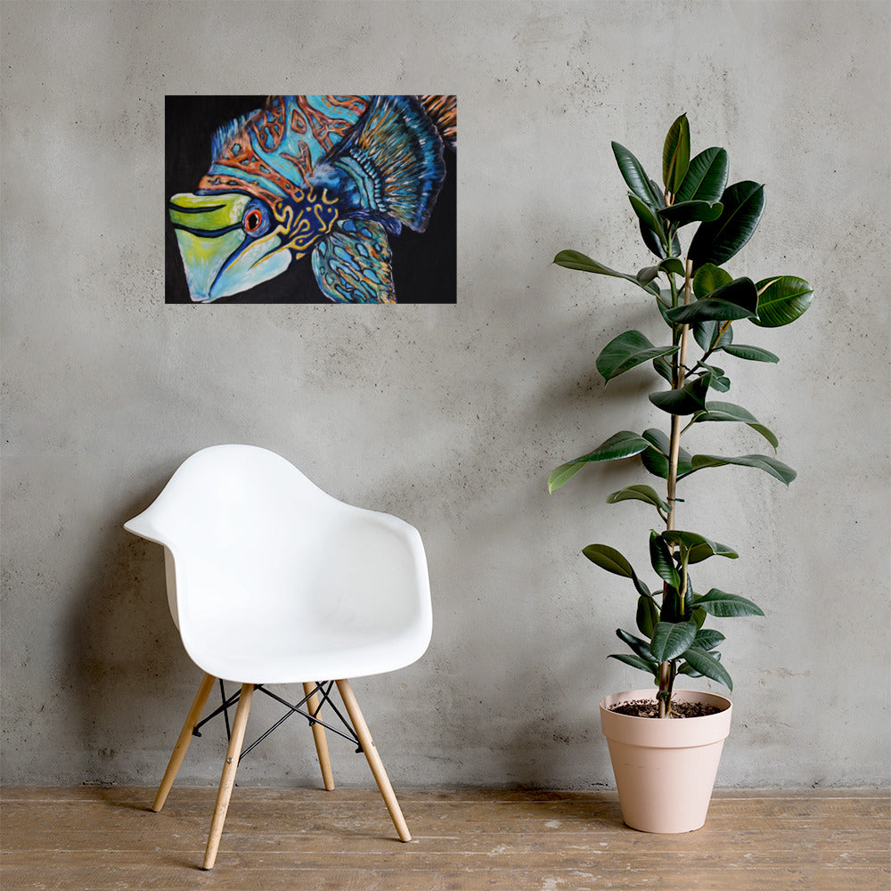 Mandarin Fish Matte Poster