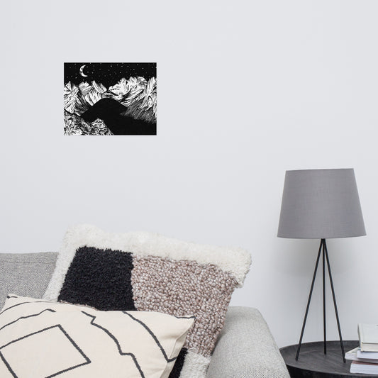 Lofoten Views Matte Poster