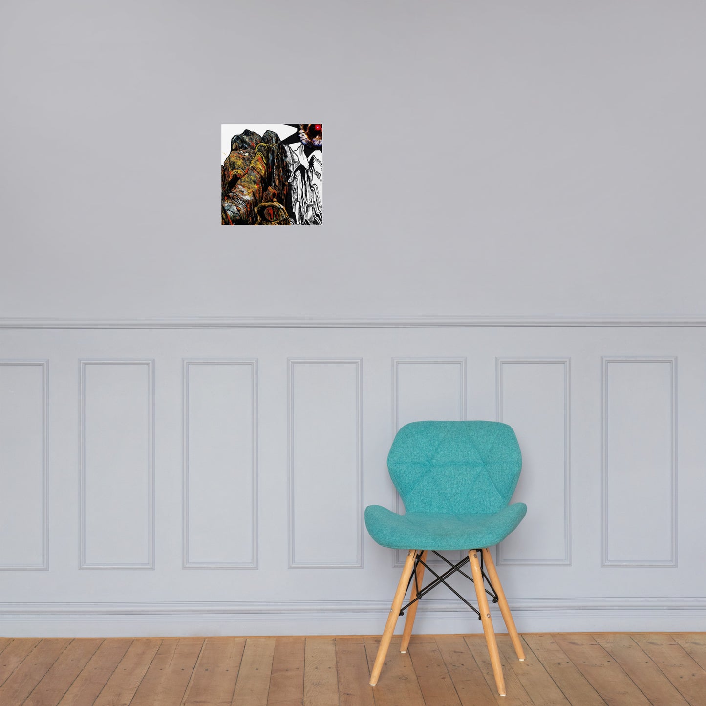 Space Mountain Matte Poster