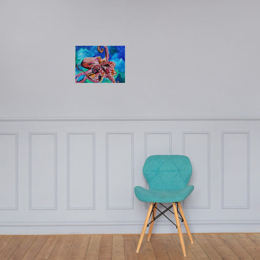 Octopus Matte Poster